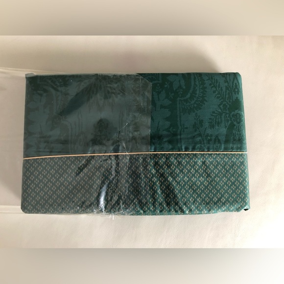 MANON Egyptian 100%Cotton King Flat Sheet Vintage Luxury Royal Sateen New in box - Picture 11 of 14